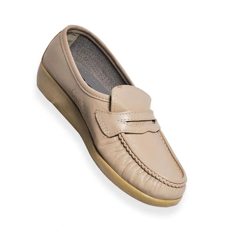 حراج تک سایز کفش طبی شعله - رنگ کرم - سایز 41